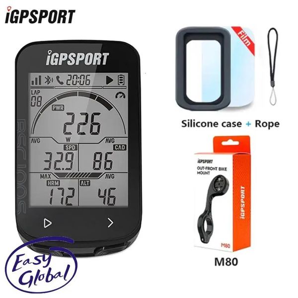 Igpsport BSC100S GPS Odómetro Ciclismo Sensores de computadoras de bicicleta CyCL Speedomet Riding Speedometer 26 Pantalla grande 240416