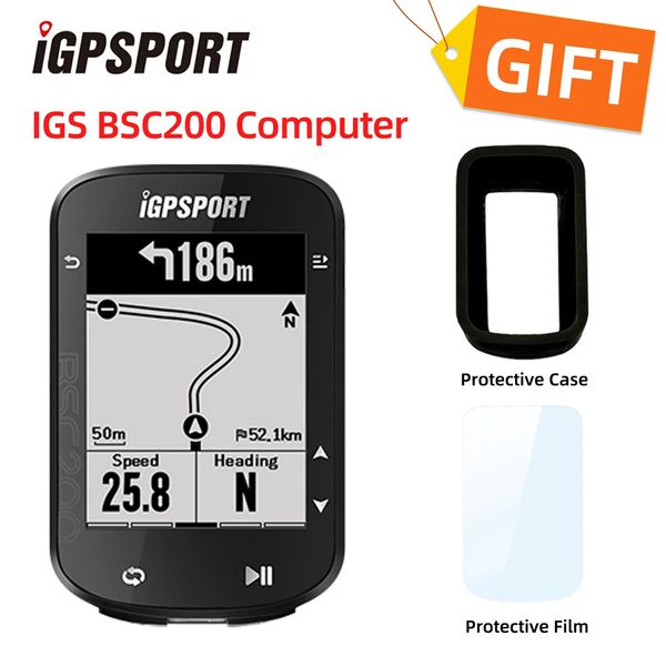 IGPSPORT BSC200 Bicycle Ordinateur Outdoor Riding Bidomètre Speed IGS Bélo