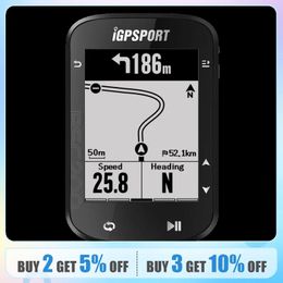Igpsport BSC200 GPS Bicicleta Odómetro Odómetro de ciclo inalámbrico Ruta de navegación Ant Bluetooth5.0 Accesorios 240507