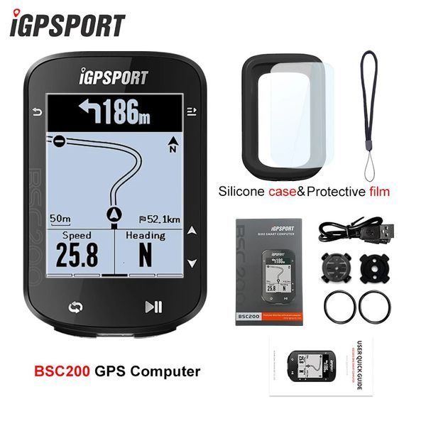 IGPSPORT BSC200 GPS vélo ordinateur sans fil compteur de vitesse vélo numérique ANT Route Navigation chronomètre vélo odomètre 240325