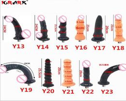 IGRARK Lot Types Machine de sexe traditionnelle A2 F2 Attachement 3XLR Attachement Gode Ventouse Sex Love Machine Pour Femme homme Y19104232591