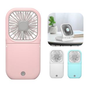 iHoven Portable Mini Ventilateur USB Rechargeable avec Power Bank Ordinateur de poche Bureau Refroidisseur d'air réglable Bureau à domicile Voyage en plein air 220505