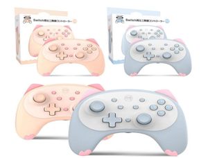 IINE kat 4nd Draadloze Controller Voor Schakelaar Schakelaar Lite Gamepad Joystick Voice wake up Hoofdtelefoon plug gamepads6960894