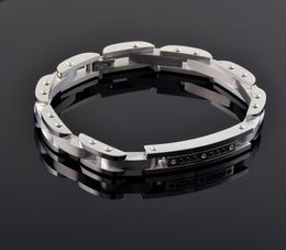 IJB5086 Heren Dames Nooit Vervagen 316L Roestvrij Stalen Horloge ArmbandenBangle Crematie As Armbanden Aandenken Urnen Sieraden4578662