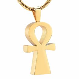 IJD11127 Mon enfant aimant Cremation Cross Pendant Hold Ashes en acier inoxydable Collier Urn Collier pour la famille 292W