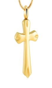 IJD9154 Mens Keepsake Sieraden Vol roestvrij staal Little Cross Memorial Ashes Pendant ketting Vrouwen Keeping Urns9064982