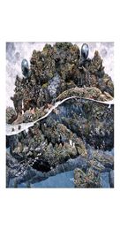 Ikeda Manabu Dibujo de tinta Póster Impresión Decoración del hogar enmarcado o material Popaper enmarcado 7406547