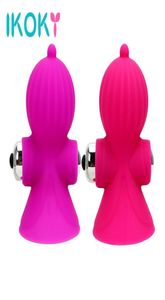 Ikoky borstmassager Nipple Sucking Device Sex Toys for Women Nipple Stimulator Silica Gel Vibrator VariableFrequentie Vibrator S3646041
