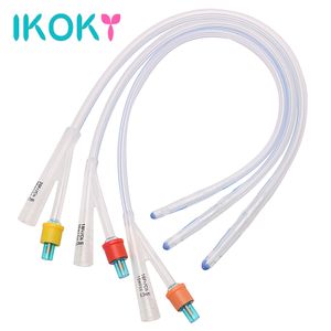 IKOKY, tapón para pene con sonido uretral de doble orificio, productos para adultos, juguetes sexys para hombres, catéteres y tienda de sonido