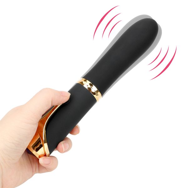 Ikoky G-Spot Masaje Masturbación Femenina Estilo de lápiz 10 Vibrador de frecuencia Vibrador CLITORIS STIMUTULAR MAGIME VOTA MAGIA Toyes para mujeres