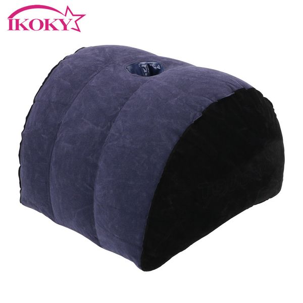 IKOKY gonflable sexy oreiller flocage Bondage meubles Asturbation Position coussin produits pour adultes jouets pour Couples femmes