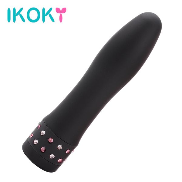 IKOKY Multispeed Diamond Bullet Vibromasseur Gode G-Spot Masseur Sex Toys pour Femme Femme Magique Vibrant AV Bâton Produits Pour Adultes S1018