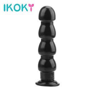 IKOKY sexyshop PVC Grote Butt Pluggen 9 Inch Anale Ballen Enorme Dilatator met Sucker sexy Speelgoed voor Vrouwen Volwassen