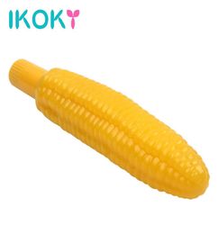 Ikoky Silicone Corn Vibrator Sex Toys for Woman GSPOT Stimulation Masseur adulte Produit érotique Real Dildo Strong Vibration Q17071114352