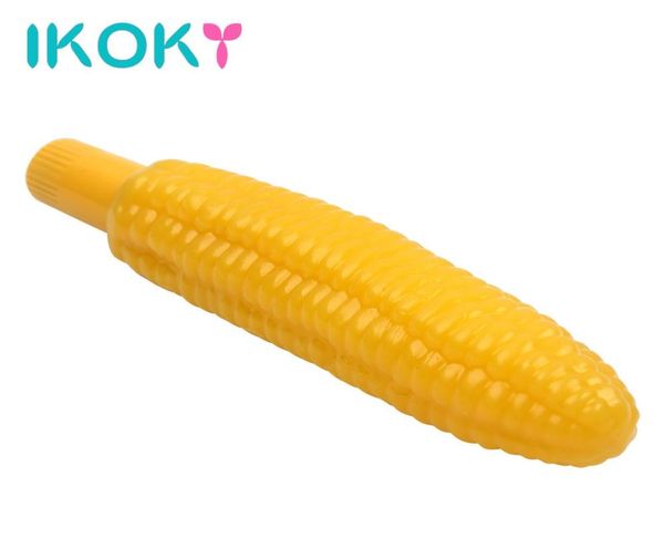 Ikoky Silicone Corn Vibrator Sex Toys for Woman GSPOT Stimulation Masseur adulte Produit érotique Real Dildo Strong Vibration Q17076737261