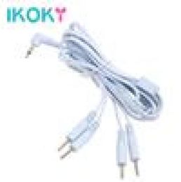 IKOKY – accessoires de massage thérapeutique, électrostimulation pour anneau de pénis, prise anale, câble de fil de choc électrique à 24 broches, Sex2962057