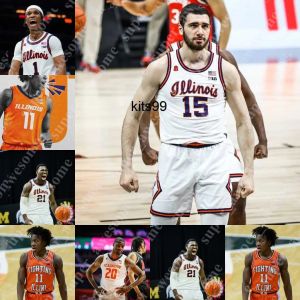 Maillot de basket-ball Illinois Fighting Illini Terrence Shannon Jr Dain Dainja Coleman Hawkins Sencire Harris Jayden Epps Skyy Clark Matthew