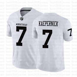 IM WITH KAP Maglie bianche Colin Kaepernick Nick Bosa Dwayne Haskins Jr Tua Tagovailoa ECFR Brady Saquon Barkley Trevor Lawrence Etienne Jr.