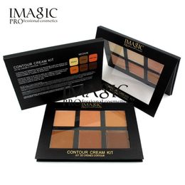 IMAGIC Kit de palette de contour de crème anti-cernes Pro Makeup Palatte 6 couleurs Correcteur Visage Primer Net 30g avec 3 styles de couleurs différents
