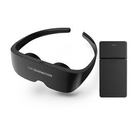 IMAX Portable Screen Virtual Reality 3D VR Casque Smart Glasses PU Breathable Casque pour smartphones Téléphone cellulaire 231113 Téléphones