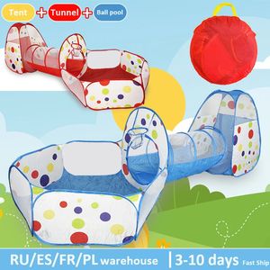 IMBABY bébé parc pliable 3 en 1 Tunnel jouet tente balles piscine enfants intérieur ramper jouer maison enfants 240202