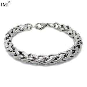 IMI Titanium Steel Keel Snake Bone voor mannen vrouwen, modieuze en gepersonaliseerde single chain trendy heren met armband YL075