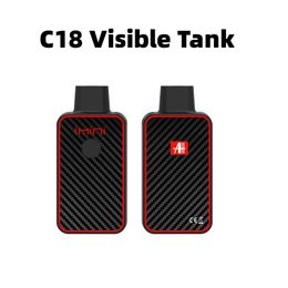 IMini C18 Wegwerpvapebox USB -oplaadapparaat 4.0 ml 5,0 ml Zwart lege olieverdamping 380 mAh keramische spoel Verstelbare spanning 2.7V D8 d9 D10 Directe fabrikant Supply