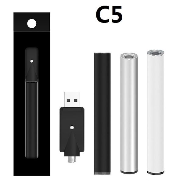 Imini C5 Bud Touch Batería 10,5 mm Sin botones Vape O Pen activado automáticamente 345 mAh 2,7 V 3,1 V 3,6 V Voltaje para 510 cartuchos con puerto de carga USB inferior Suministro del fabricante