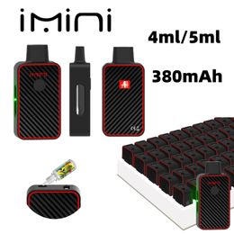 Style imini Disposable E Cigarette Delta 8 Vaporisateur d'huile vide Huile épaisse 3 ml 4 ml 3 grammes Vape avec batterie rechargeable 380mAh Élément de chauffage en céramique