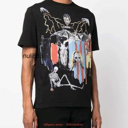 imiri luxe Tshirt Vampire amari amiiri hommes femmes amirl designer Vêtements de mode amirlies Casual Tees Brand New am Skull Head Lightning amis Graffiti Speckl UUO9