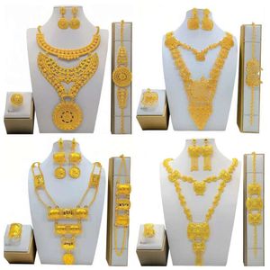 Imitation Ensemble de bijoux en cuivre, Cadeau de la mariée, Dubaï, Inde, accessoires de mariage pour femmes Vieamais