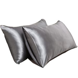 Imitation silk fabric Satin Hair Beauty Pillow case Comfortable Pillow Case Home Decor Bedding Supplies