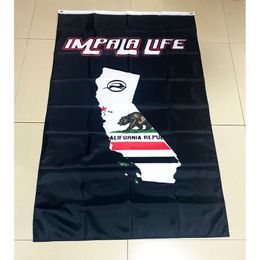 Impala Life Flag Love Sports Man Persoonlijkheid 3 * 5ft (90cm * 150cm) Polyester Flag Banner Decoratie Flying Home Garden Flag Feestelijk