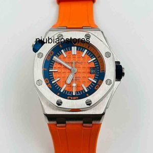 Geïmporteerd uit Watch Japan Series Volledig automatische holle mechanische beweging 42 2 mm witte ontwerper Waterdichte polshorloges vol roestvrij staal