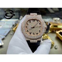 Importierte Bewegung Uhr Qualität Herrenuhr Top Kristall Maßgeschneiderte Out Watch Top Männer Frauen Iced Ice Private Cube Arabischer Moissanit Diamant Ly