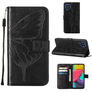 Estuches tipo billetera de cuero con estampado de mariposa para Samsung M53 5G M33 A23 MOTO G G52 one plus nord CE 2 5G Redmi 10A NOTA 11 PRO Pixel 6A Ranura para tarjeta de identificación Funda con tapa a la moda