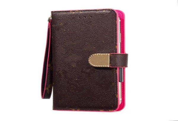 Impresión de la billetera de flores de cuero Diseñador de moda Cajones para iPhone 14 14 Plus 13 12 Mini Pro Max 11 XR XS 8 7 Flip de soporte de encaje 6294370