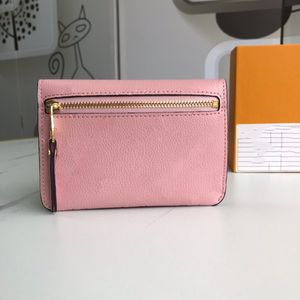 Porte-clés en cuir imprimé, portefeuille avec couvercle, forme carrée, Style enveloppe, poche extérieure à fermeture éclair, porte-clés intérieur 301Y