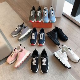 Impuls sneaker stof kalfsleer licht parachute ontwerper luxe heren sport lopende trainer casual schoenen veter hardlopers veterlopers