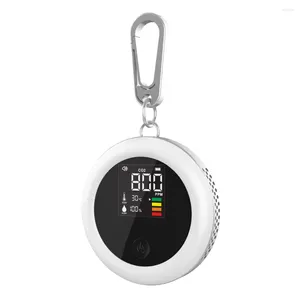 In 1 Luchtkwaliteit Detector Draadloze HCHO TVOC CO2 Sensor Meter Mini Temperatuur Vochtigheid Tester LCD Kleurendisplay Home Monitor