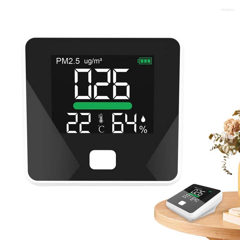 I 13:5 Luftkvalitetsdetektor inomhus dammövervakningstemperaturtestare och fuktmätare sensor