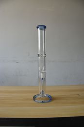 Glazen waterpijp rechte bong rookpijp 18 mm 18 inch 7 mm dikte fabrieksuitgang