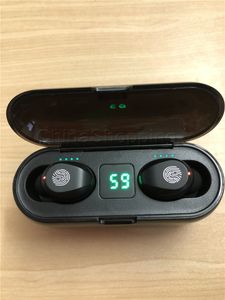 In-ear oordopjes met microfoon voor sport en gaming Dubbele oor draadloze oortelefoon TWS Fingerprint Touch Headset HiFI Stereo