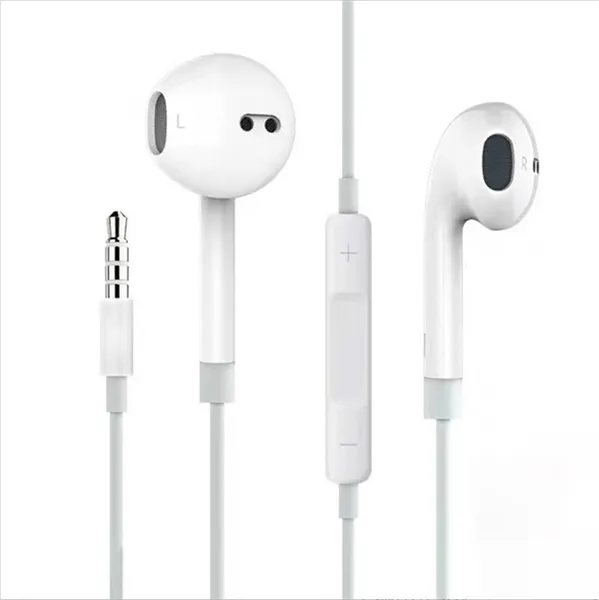 Écouteurs intra-auriculaires Écouteurs filaires 3,5 mm Écouteurs pour iPhone 6 7 8 X 11 12 13 Plus Pro Max SE et téléphones Samsung Microphone casque stéréo avec emballage pp