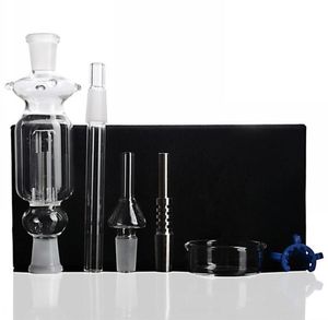 In voorraad 10 mm 14 mm 18 mm zwarte doos nectar kits set glazen olie brander pijp water bongs tabak pijpen roken accessoires titanium nai3802444