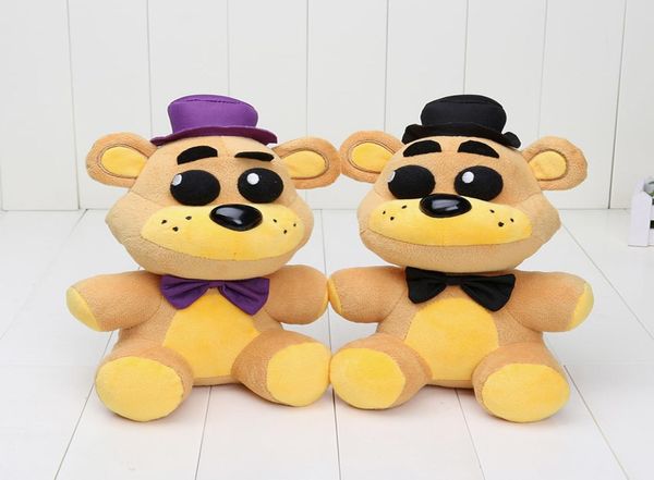 En stock 25 cm FNAF Five Nights At Freddy039s juguetes de peluche Nightmare Fredbear Golden Freddy Fazbear muñeco de peluche 2012046458704