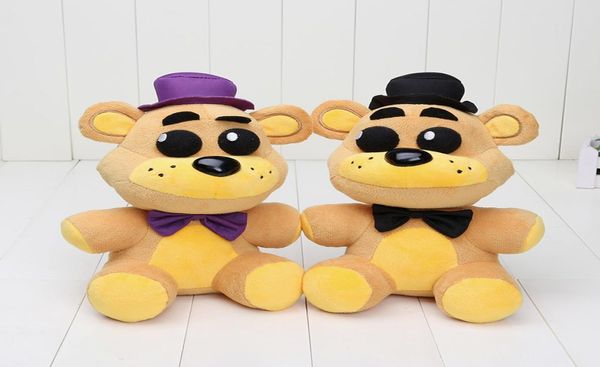 En stock juguetes de peluche FNAF de 25 cm Nightmare Fredbear Golden Freddy Fazbear muñeco de peluche 2104268544588