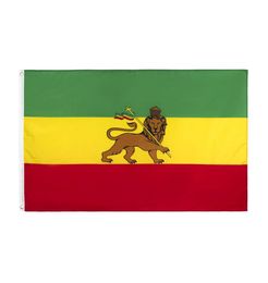 En stock 3x5ft 90x150cm Éthiopie éthiopienne Rastafari Rasta Reggae Lion of Juda Flag for intérieur et extérieur 2134962