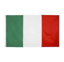 En stock 3x5ft 90x150cm suspendu vert blanc rouge ita it italie drapeau et bannière italienne pour la célébration décoration1207257