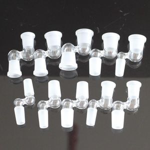 In voorraad 90 graden glas drop down adapter roken accessoires vrouwelijke mannelijke 14mm 18mm tot 14mm 18mm vrouwelijke mannelijke snelle